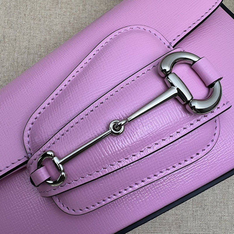 グッチ バッグ 未使用品 GUCCI ホースビット 1955 ミニ ショルダーバッグ 774209 1DB0N 5823 ピンク ハイブランド レディース - 画像 (6)