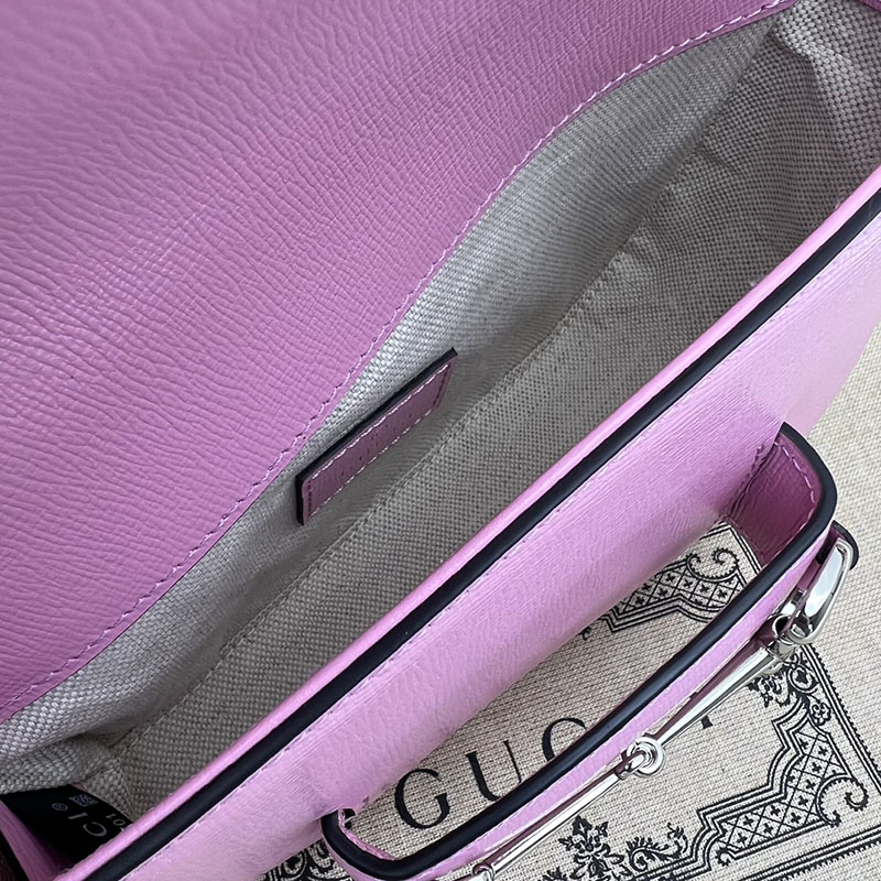 グッチ バッグ 未使用品 GUCCI ホースビット 1955 ミニ ショルダーバッグ 774209 1DB0N 5823 ピンク ハイブランド レディース - 画像 (3)