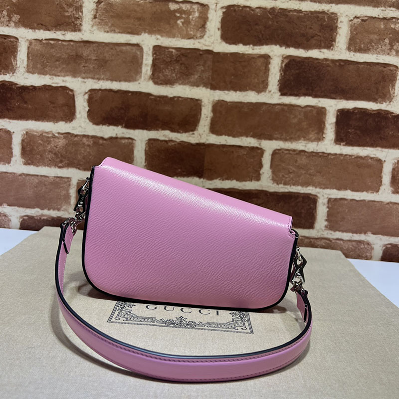 グッチ バッグ 未使用品 GUCCI ホースビット 1955 ミニ ショルダーバッグ 774209 1DB0N 5823 ピンク ハイブランド レディース - 画像 (2)