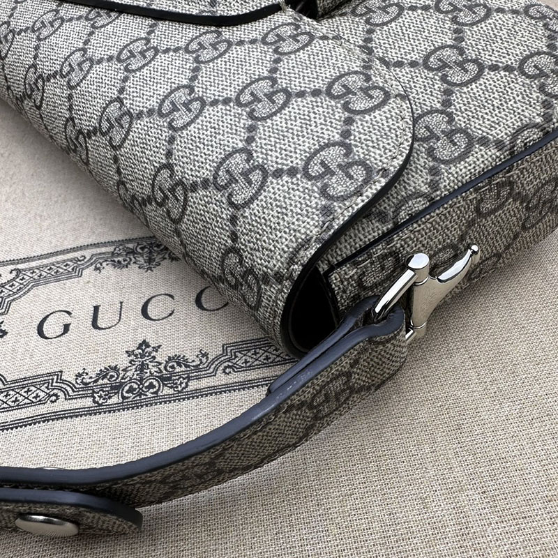 グッチ バッグ 未使用品 GUCCI ホースビット 1955 スモール ショルダーバッグ 764155 KGD0N 9742 ベージュ&トープ ハイブランド レディース - 画像 (5)