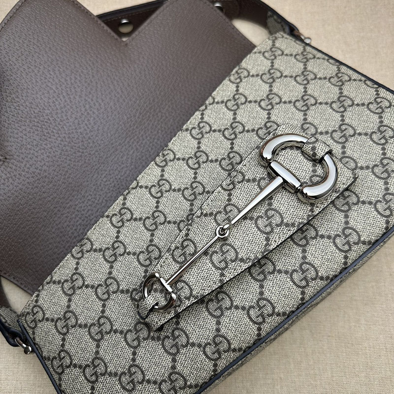 グッチ バッグ 未使用品 GUCCI ホースビット 1955 スモール ショルダーバッグ 764155 KGD0N 9742 ベージュ&トープ ハイブランド レディース - 画像 (4)