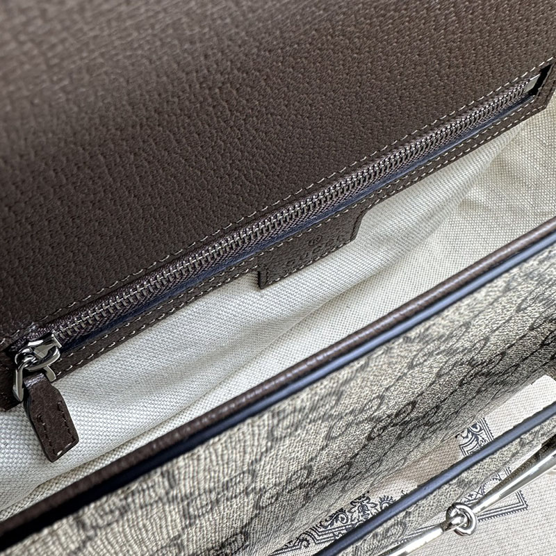 グッチ バッグ 未使用品 GUCCI ホースビット 1955 スモール ショルダーバッグ 764155 KGD0N 9742 ベージュ&トープ ハイブランド レディース - 画像 (3)