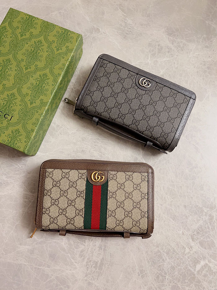 グッチ オフィディア GG トラベルケース 751610 UULBN 1244 グレー&ブラック シルバー金具 gucci スーツケース 羽生結弦 - 画像 (3)