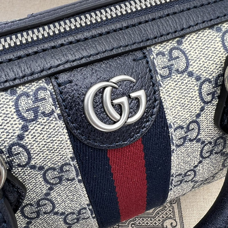 グッチ バッグ 未使用品 GUCCI オフィディア ミニ トップハンドルバッグ 772053 96IWG 4076 ベージュ/ブルー ミニボストンバッグ 人気 ブランド - 画像 (6)