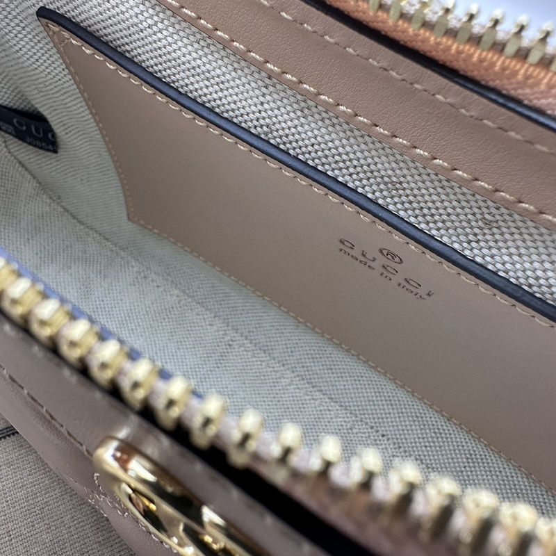 グッチ バッグ 未使用品 GUCCI レディース GGマトラッセ レザー ハンドバッグ 735049 UM8HG 6802 ライトピンク ハンドバッグ レディース 本革 - 画像 (2)