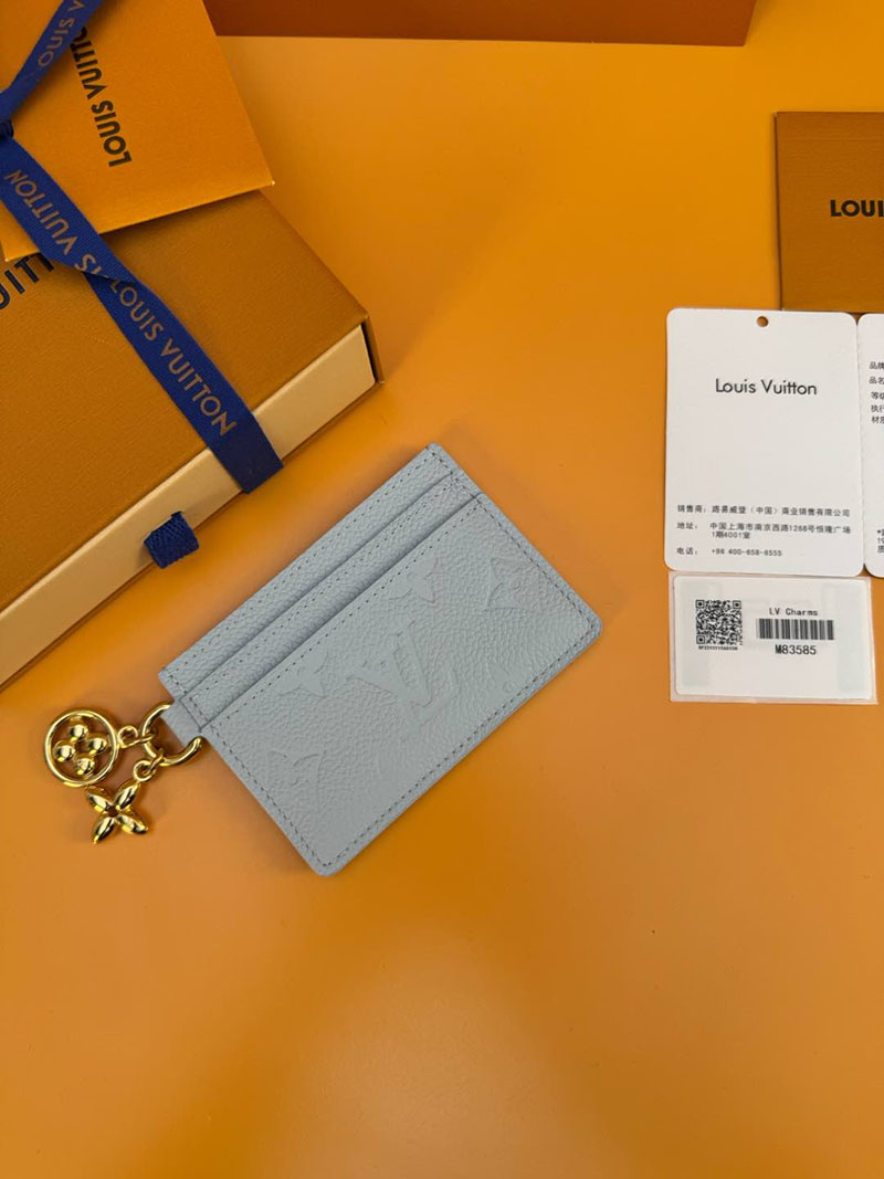並行輸入品 ルイヴィトン アンプラント ポルト カルト・LV チャーム M83585 RFID モノグラム ブルー ヴィトン カードケース 使い方 - 画像 (9)