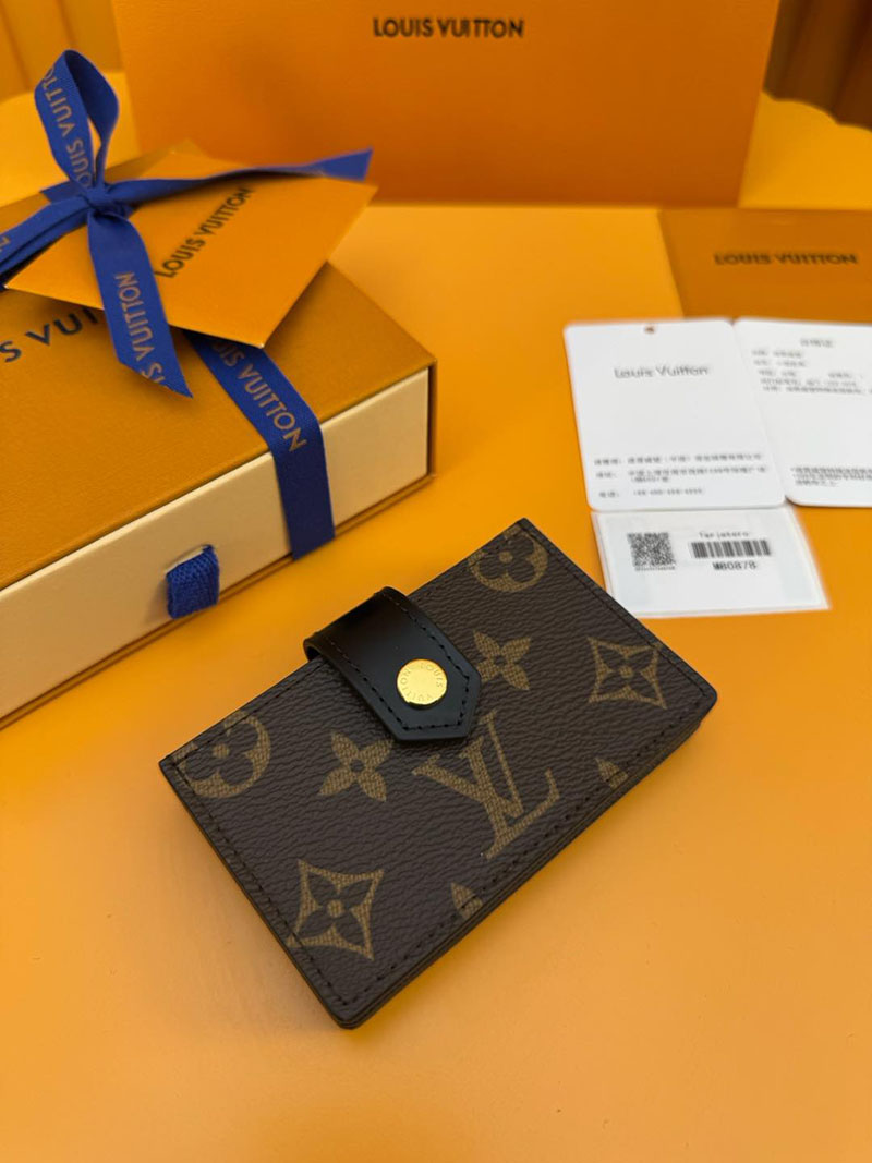 並行輸入品 ルイヴィトン モノグラム・ポルト カルト カードケース M80878 RFID モノグラム ブラウン/ブラック ヴィトン カードケース 財布代わり - 画像 (9)