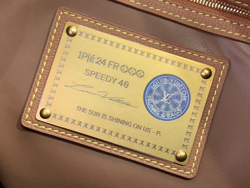ルイヴィトン スピーディ P9 バンドリエール 40 コニャック M12672 カーフレザー ゴールド金具 スピーディ40 メンズ 旅行 - 画像 (2)