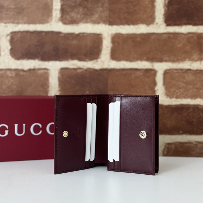 グッチ ドッグ ディテール GG ミニウォレット 818767 FAEEQ 8561 ベージュ&ダークブラウン GUCCI グッチ 財布 二つ折り 使いやすい - 画像 (2)