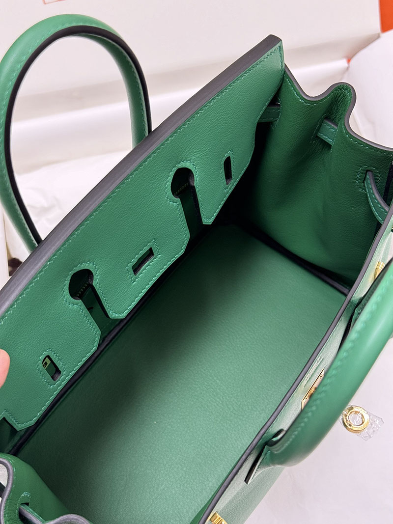 人気色 H品 エルメス バーキン30 ヴェールヴェルティゴ スイフト ゴールド金具 2517820 信頼できる 並行輸入 店 バッグ - 画像 (2)