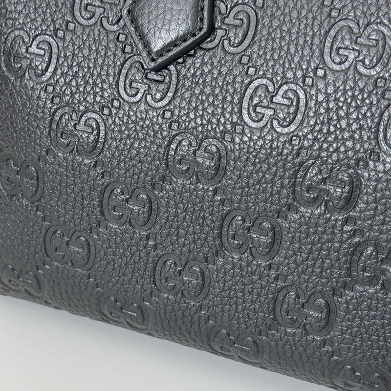 グッチ バッグ 人気 GUCCI GGエンブレム スモール トップハンドルバッグ 815255 AAEEM 1000 ブラック グッチ ミニボストン ヴィンテージ - 画像 (7)