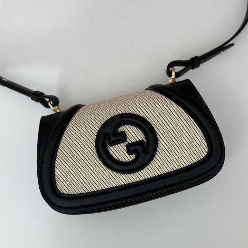 グッチ バッグ 人気 GUCCI ブロンディ ミニ ショルダーバッグ 815700 HAAKF 2546 ナチュラル&ブラック グッチ バッグ アウトレット - 画像 (6)