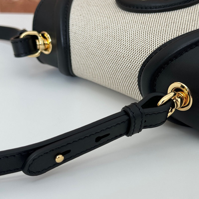 グッチ バッグ 人気 GUCCI ブロンディ ミニ ショルダーバッグ 815700 HAAKF 2546 ナチュラル&ブラック グッチ バッグ アウトレット - 画像 (4)