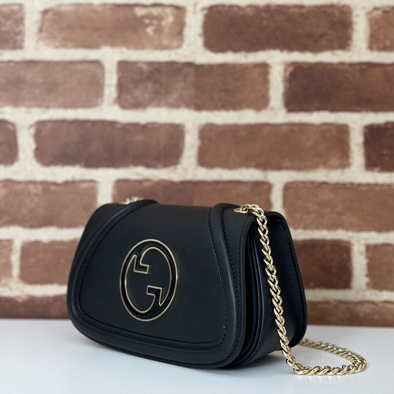グッチ バッグ 人気 GUCCI ブロンディ ミニ ショルダーバッグ 815711 AAEEX 1000 ブラック グッチ ブロンディ ショルダーバッグ - 画像 (9)