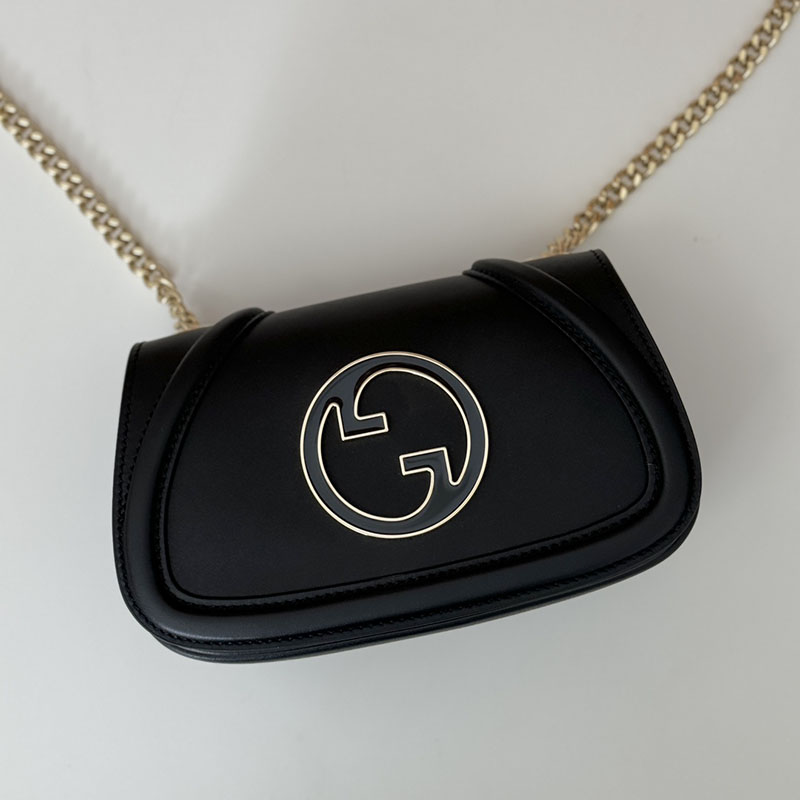 グッチ バッグ 人気 GUCCI ブロンディ ミニ ショルダーバッグ 815711 AAEEX 1000 ブラック グッチ ブロンディ ショルダーバッグ - 画像 (6)