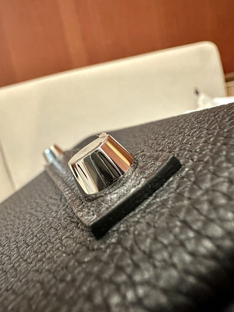 エルメス バッグ 人気 エルメス バーキン25 黒 ブラック トゴ シルバー金具 2519482 バーキン25 黒 - 画像 (6)