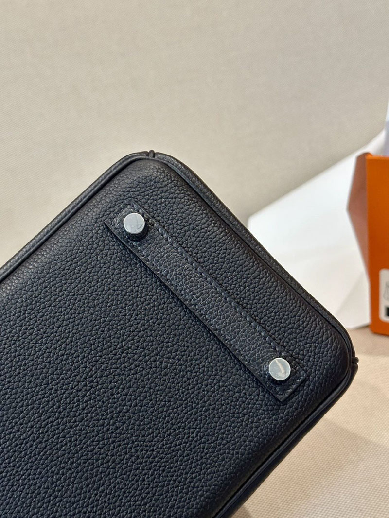 エルメス バッグ 人気 エルメス バーキン25 黒 ブラック トゴ シルバー金具 2519482 バーキン25 黒 - 画像 (5)