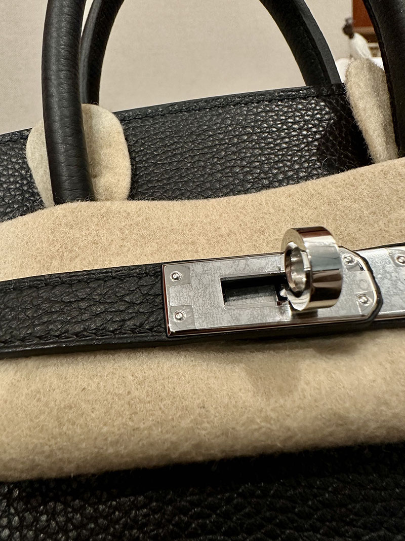 エルメス バッグ 人気 エルメス バーキン25 黒 ブラック トゴ シルバー金具 2519482 バーキン25 黒 - 画像 (21)