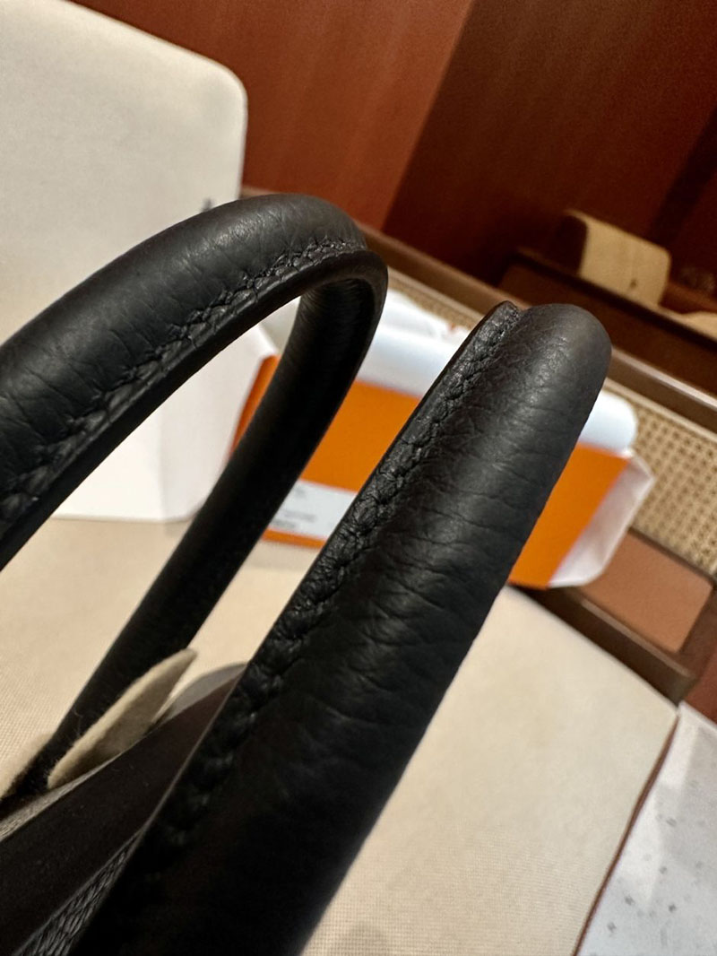 エルメス バッグ 人気 エルメス バーキン25 黒 ブラック トゴ シルバー金具 2519482 バーキン25 黒 - 画像 (19)