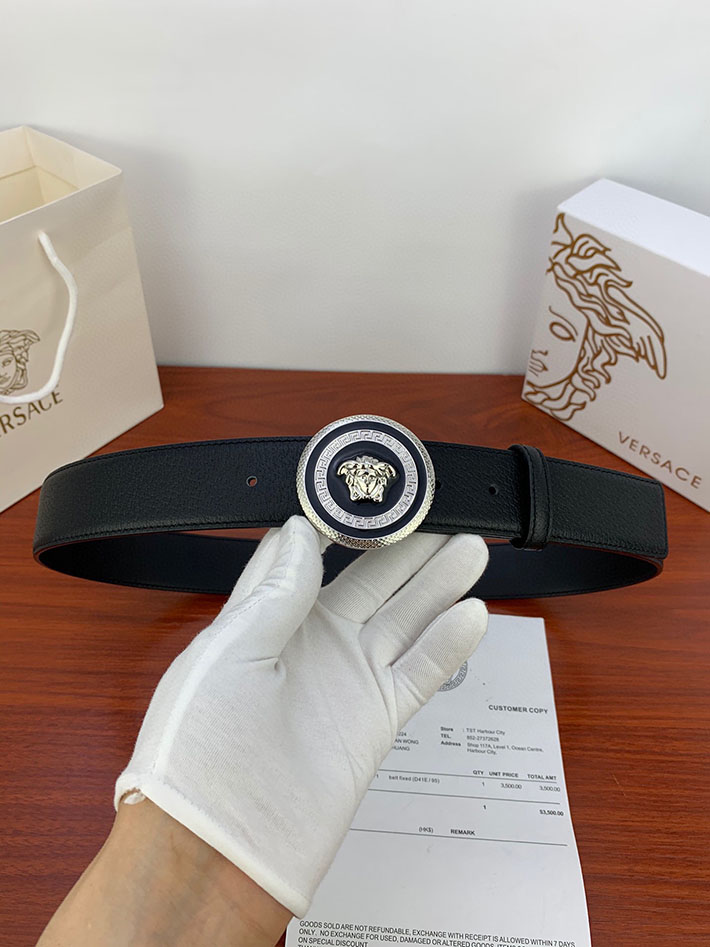 最高級ヴェルサーチェスーパーコピー ヴェルサーチェベルトコピー ブラック 40MM ゴールド金具 2518814 ヴェルサーチ ベルト 激安 - 画像 (6)