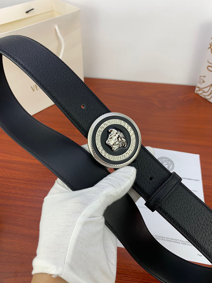 最高級ヴェルサーチェスーパーコピー ヴェルサーチェベルトコピー ブラック 40MM ゴールド金具 2518814 ヴェルサーチ ベルト 激安 - 画像 (5)