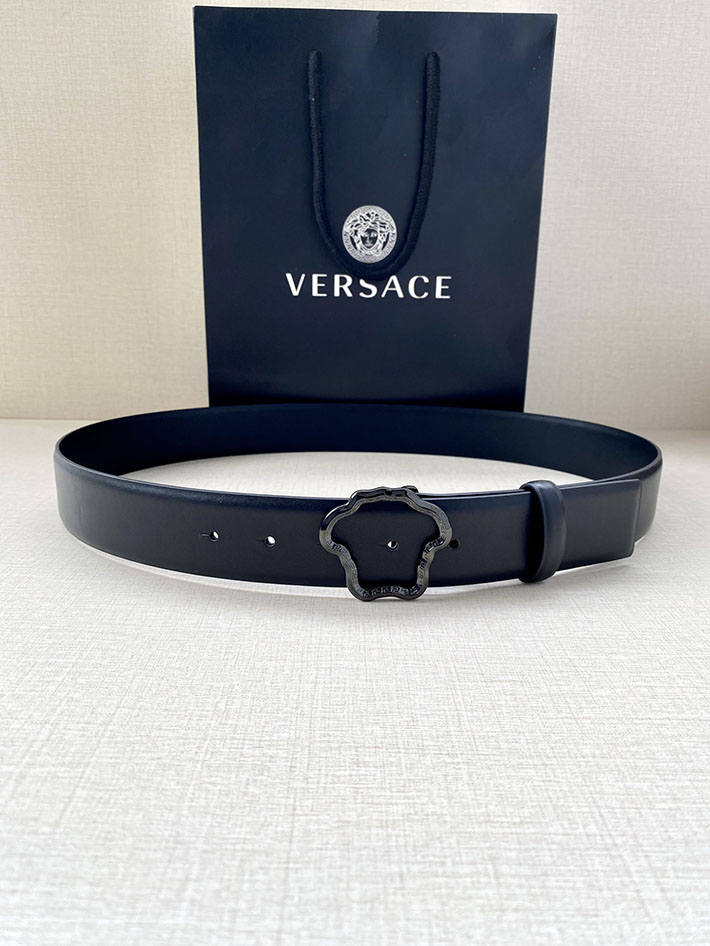 最高級ヴェルサーチェスーパーコピー ヴェルサーチェベルトコピー ネイビー 40MM ブラック金具 2518817 ヴェルサーチ ベルト アウトレット - 画像 (5)