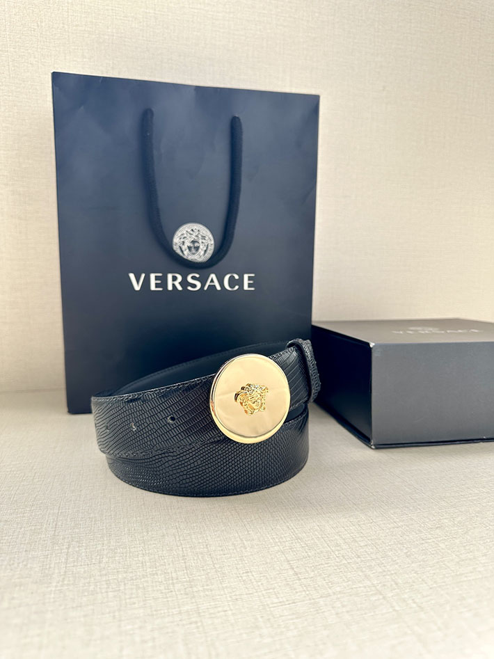 最高級ヴェルサーチェスーパーコピー ヴェルサーチェベルトコピー ブラック 40MM シルバー金具 2518822 ヴェルサーチ 店舗 大阪 - 画像 (5)