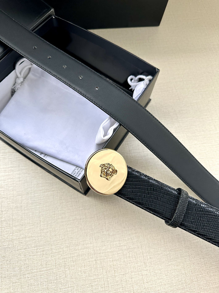 最高級ヴェルサーチェスーパーコピー ヴェルサーチェベルトコピー ブラック 40MM シルバー金具 2518822 ヴェルサーチ 店舗 大阪 - 画像 (2)