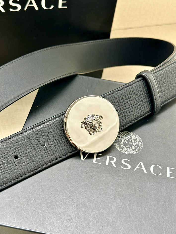 最高級ヴェルサーチェスーパーコピー ヴェルサーチェベルトコピー ブラック 40MM シルバー金具 2518824 ヴェルサーチ 店舗 東京 - 画像 (8)