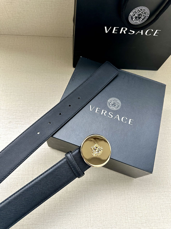 最高級ヴェルサーチェスーパーコピー ヴェルサーチェベルトコピー ブラック 40MM ゴールド金具 2518825 ヴェルサーチ 店舗 東京 - 画像 (7)