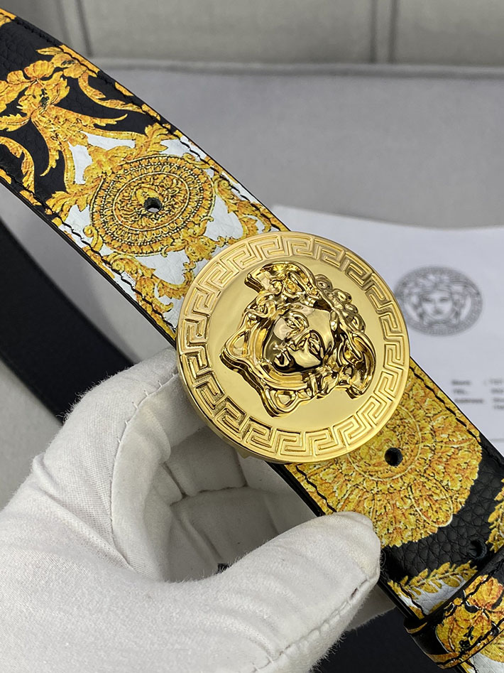 最高級ヴェルサーチェスーパーコピー ヴェルサーチェベルトコピー ブラック 40MM ゴールド金具 2518826 ヴェルサーチ 店舗 横浜 - 画像 (9)