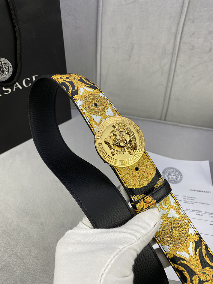 最高級ヴェルサーチェスーパーコピー ヴェルサーチェベルトコピー ブラック 40MM ゴールド金具 2518826 ヴェルサーチ 店舗 横浜 - 画像 (8)