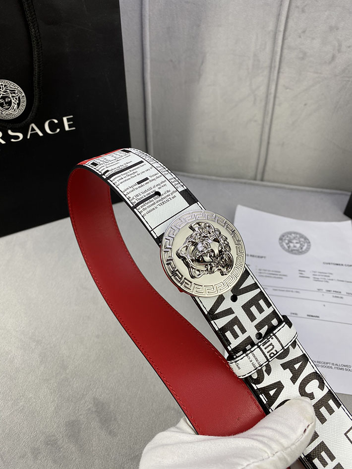 最高級ヴェルサーチェスーパーコピー ヴェルサーチェベルトコピー ブラック 40MM シルバー金具 2518827 ヴェルサーチ 店舗 横浜 - 画像 (8)