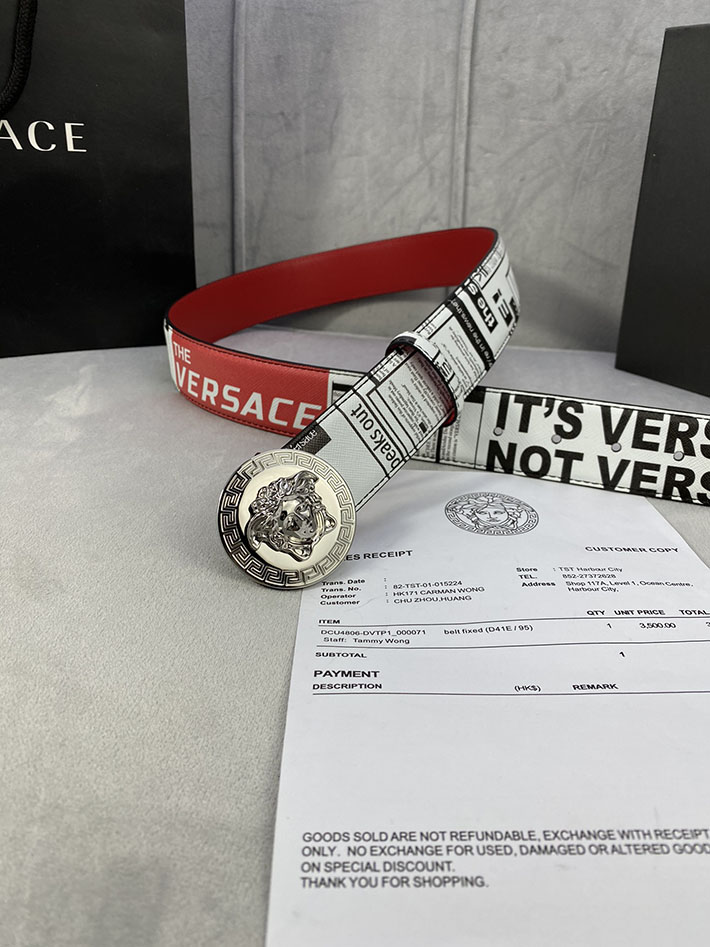 最高級ヴェルサーチェスーパーコピー ヴェルサーチェベルトコピー ブラック 40MM シルバー金具 2518827 ヴェルサーチ 店舗 横浜 - 画像 (7)