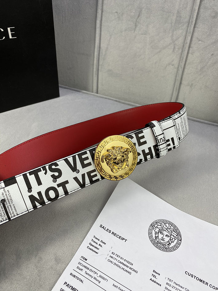 最高級ヴェルサーチェスーパーコピー ヴェルサーチェベルトコピー ブラック 40MM シルバー金具 2518827 ヴェルサーチ 店舗 横浜 - 画像 (5)
