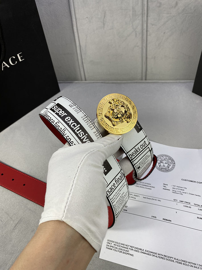 最高級ヴェルサーチェスーパーコピー ヴェルサーチェベルトコピー ブラック 40MM シルバー金具 2518827 ヴェルサーチ 店舗 横浜 - 画像 (4)