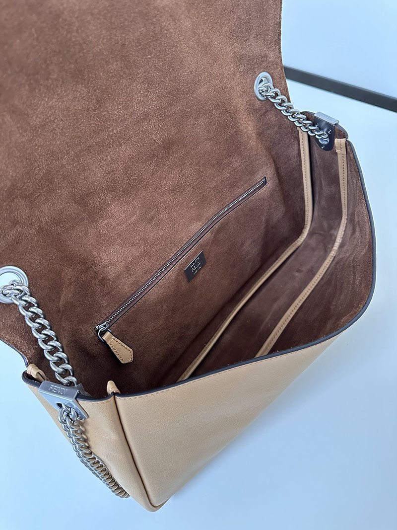 フェンディ 人気バッグ FENDI セレリア マンマバケット ショルダーバッグ セミショルダー ライトブラウン 2520037 フェンディ バッグ アウトレット - 画像 (8)