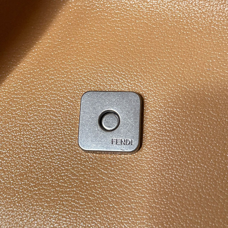 フェンディ 人気バッグ FENDI セレリア マンマバケット ショルダーバッグ セミショルダー ライトブラウン 2520037 フェンディ バッグ アウトレット - 画像 (4)