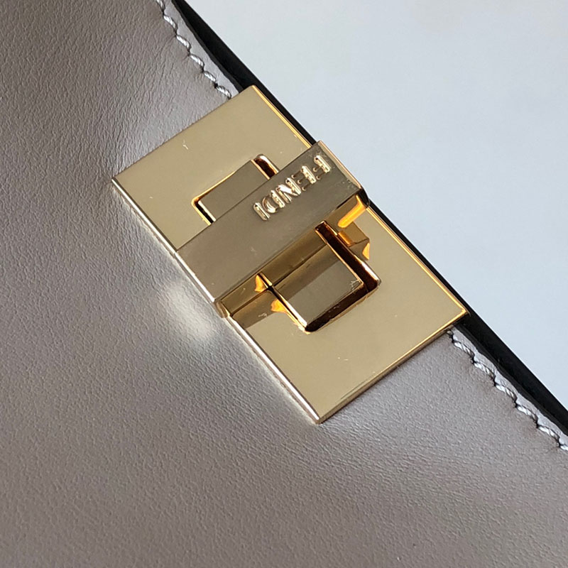 フェンディ 人気バッグ FENDI ピーカブー ISeeU スモール ダブグレー カーフレザー バッグ 8BN327AFKZF11CA - 画像 (5)