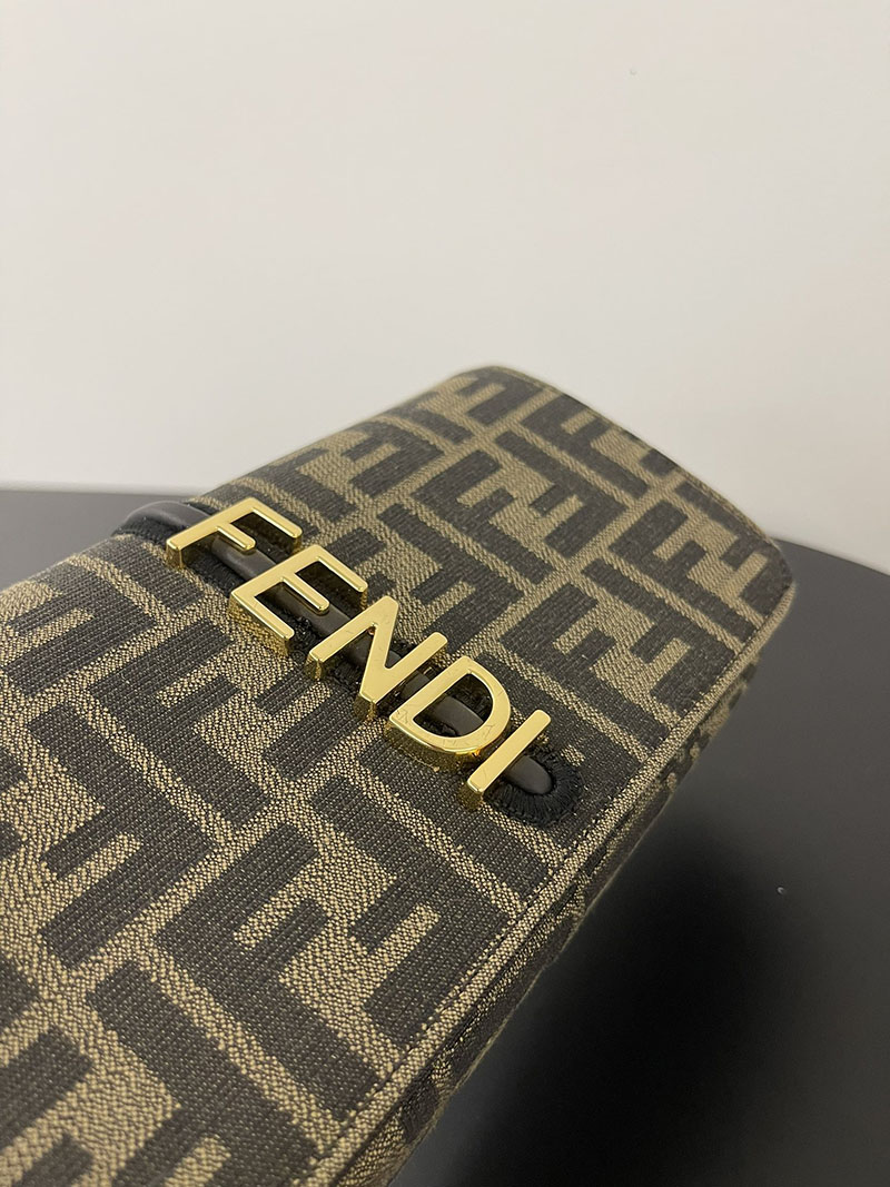 フェンディ 人気バッグ FENDI グラフィ 財布ショルダー ブラウンFFファブリック 財布 8BS076AD23F1BA1 - 画像 (7)
