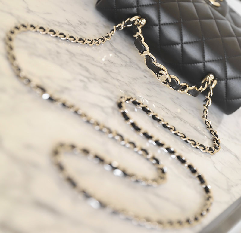 シャネル 新作バッグ H品 CHANEL スモール トップハンドル フラップ バッグ AS3829 (ブラック 2520148 シャネル スモールフラップウォレット - 画像 (4)