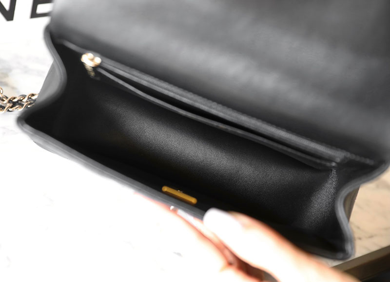 シャネル 新作バッグ H品 CHANEL スモール トップハンドル フラップ バッグ AS3829 (ブラック 2520148 シャネル スモールフラップウォレット - 画像 (2)