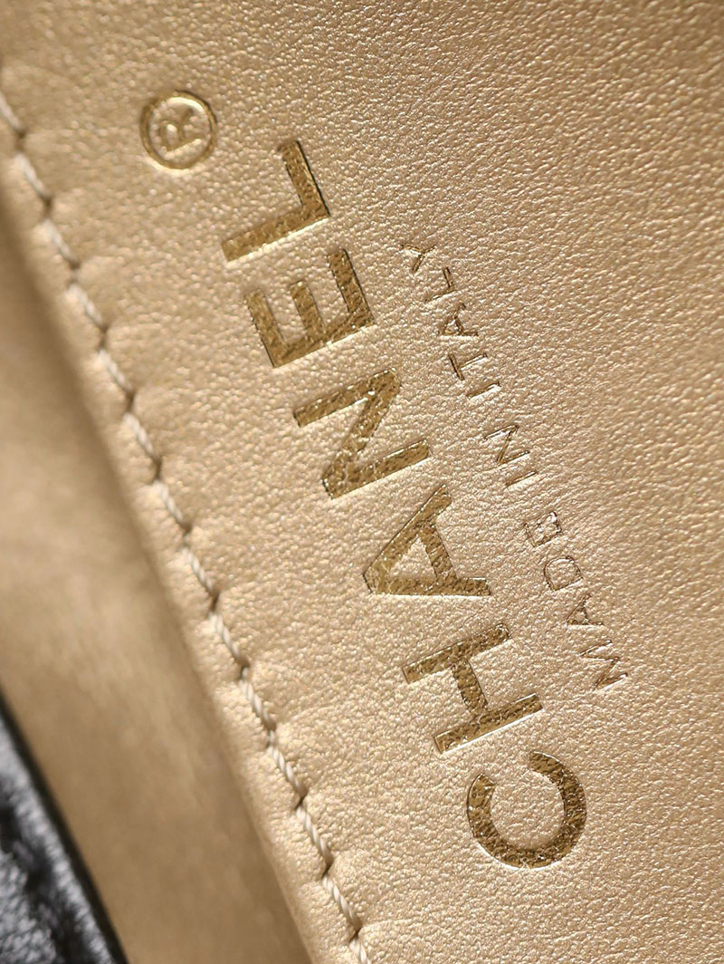 シャネル 新作バッグ H品 CHANEL 24SS LOOK40 ミニ フラップ バッグ ラムスキン ブラック AS4868 B16574 94305 - 画像 (2)