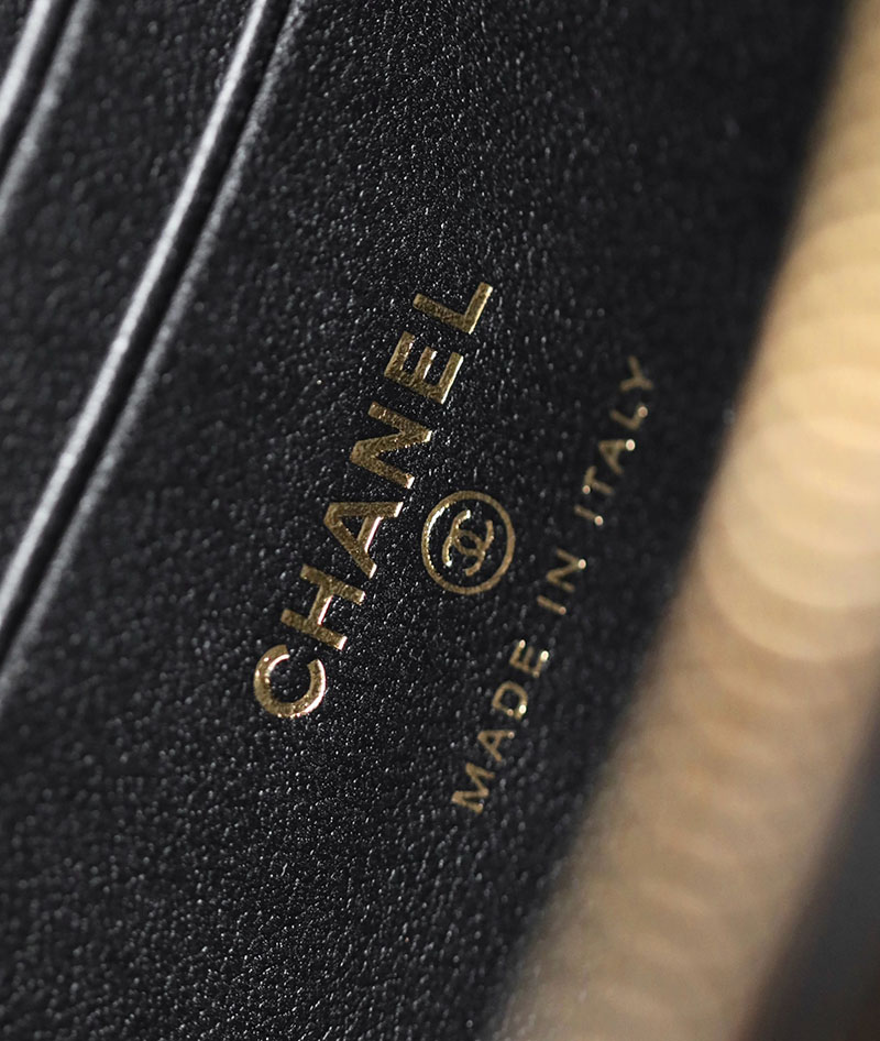 シャネル 新作バッグ H品 CHANEL 横型バニティ チェーンショルダー ショルダーバッグ ブラック AP3315 B10707 94305 - 画像 (2)
