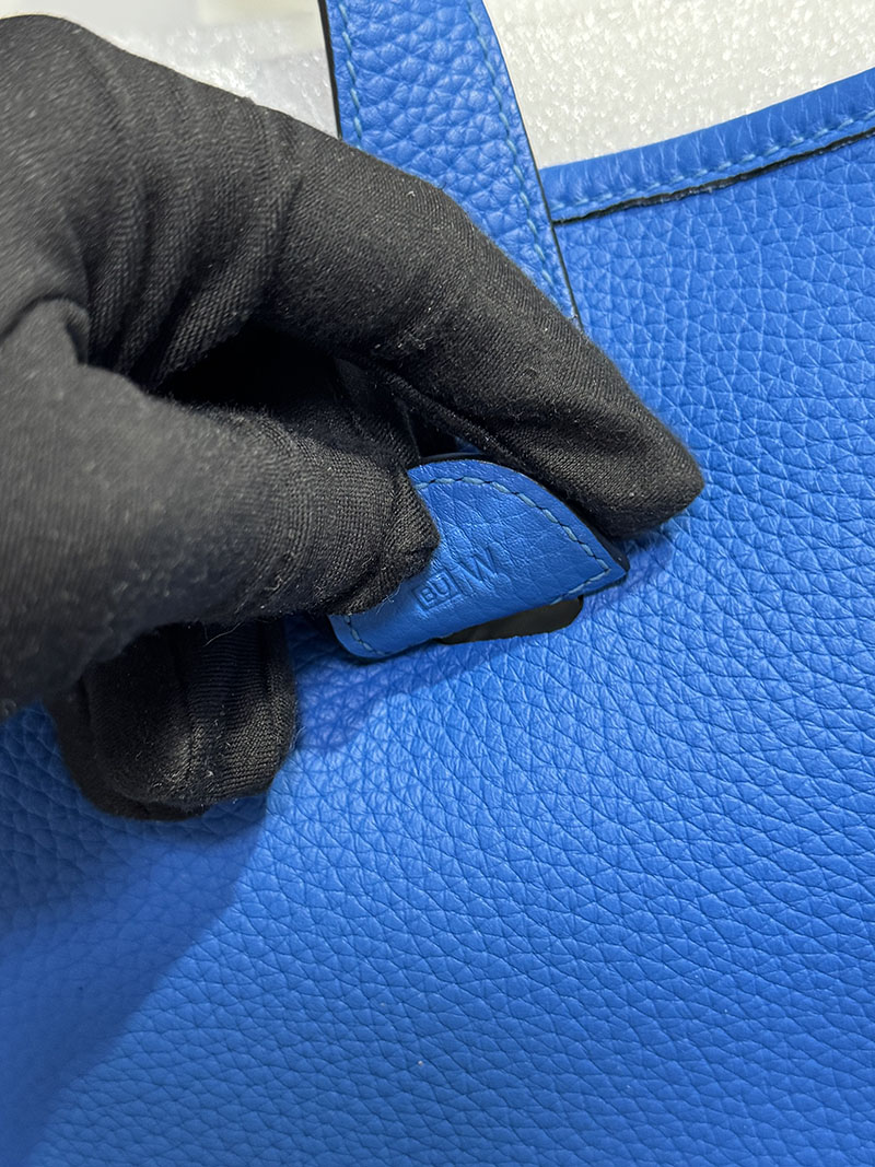 HERMES エルメス エヴリン 33 GM ブルーゼリージュ トリヨンクレマンス シルバー金具 2520776 エブリンgm 定価 - 画像 (2)