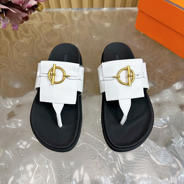 HERMES Joyce sandal エルメス ジョイス サンダル レディースシューズ ブラック/ホワイト 2521147 エルメス サンダル 厚底 - 画像 (7)