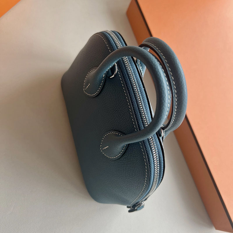 エルメス バッグ アウトレット HERMES ボリード1923 ミニ ニューブルージーン エバーカラー シルバー金具 2521237 ボリード1923 ミニ 定価 - 画像 (10)