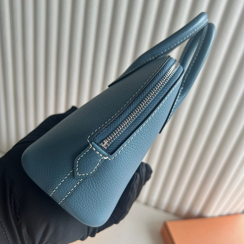エルメス バッグ アウトレット HERMES ボリード1923 ミニ ニューブルージーン エバーカラー シルバー金具 2521237 ボリード1923 ミニ 定価 - 画像 (4)