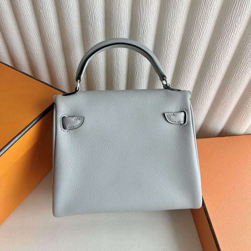 並行輸入品 HERMES ケリードール パーソナル ブルーグラシエ/ブルーブリュム スイフト シルバー金具 2521313 エルメス ケリードール 定価 - 画像 (6)
