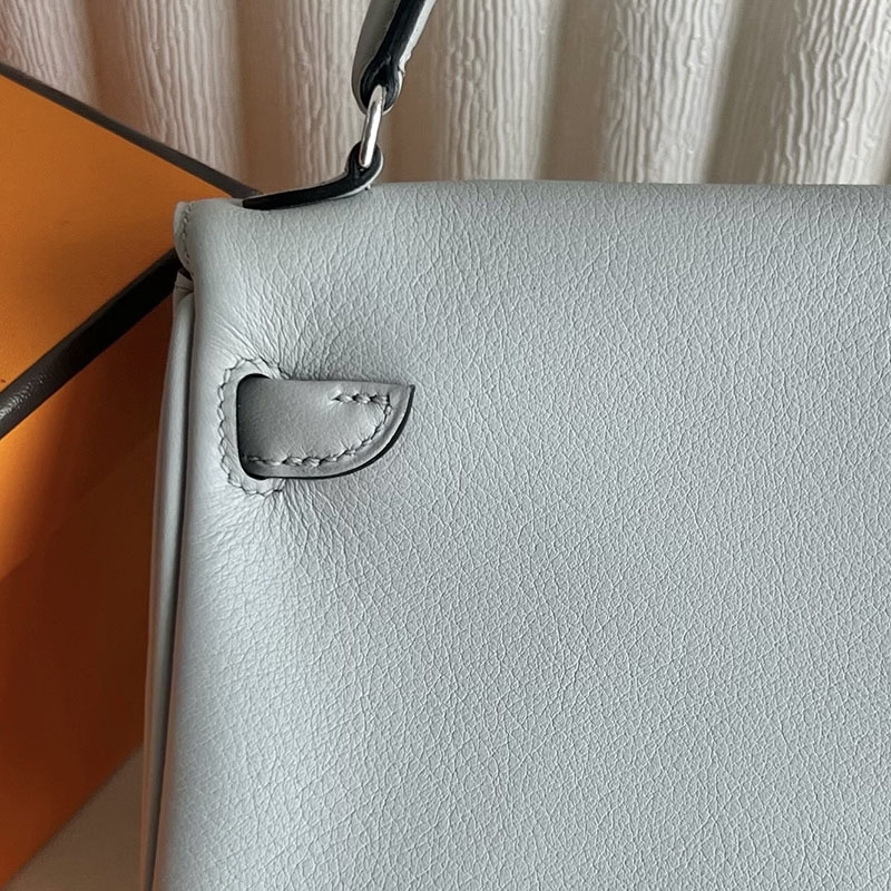 並行輸入品 HERMES ケリードール パーソナル ブルーグラシエ/ブルーブリュム スイフト シルバー金具 2521313 エルメス ケリードール 定価 - 画像 (5)